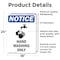 Signmission Safety Culture Sign, 18 in Width, Vinyl Decal, Rectangle OS-2PACK-NS-D-1824-V-13216 - alternate 6